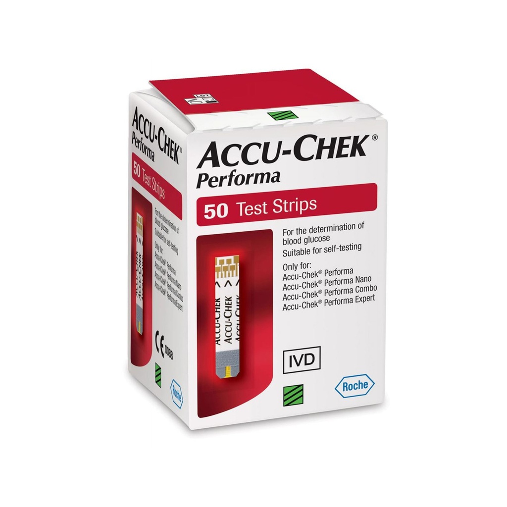 Tiras Accu-Chek Performa, caja con 50