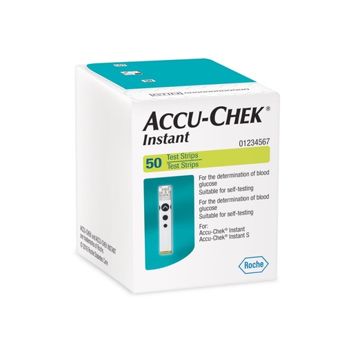 [RCH-TI50] Tiras Accu-Chek Instant, 50 tiras