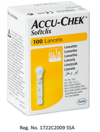[RCH-LNS100] Accu-Chek Softclix, caja con 100 piezas